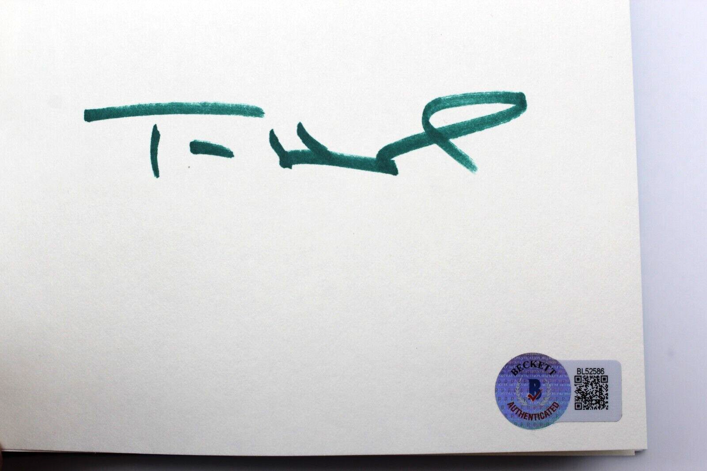 Tom Hanks Signed Making Another Motion Picture Masterpiece Book W/Beckett COA #1