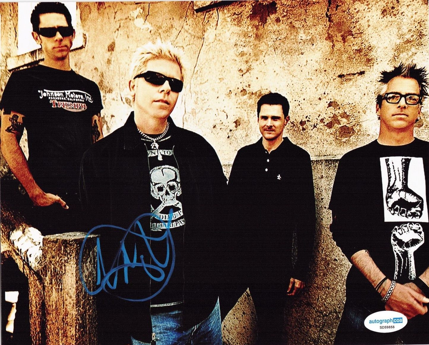 Todd Morse The Offspring Punk Rock H2O Signed 8x10 Photo w/ACOA SD59858