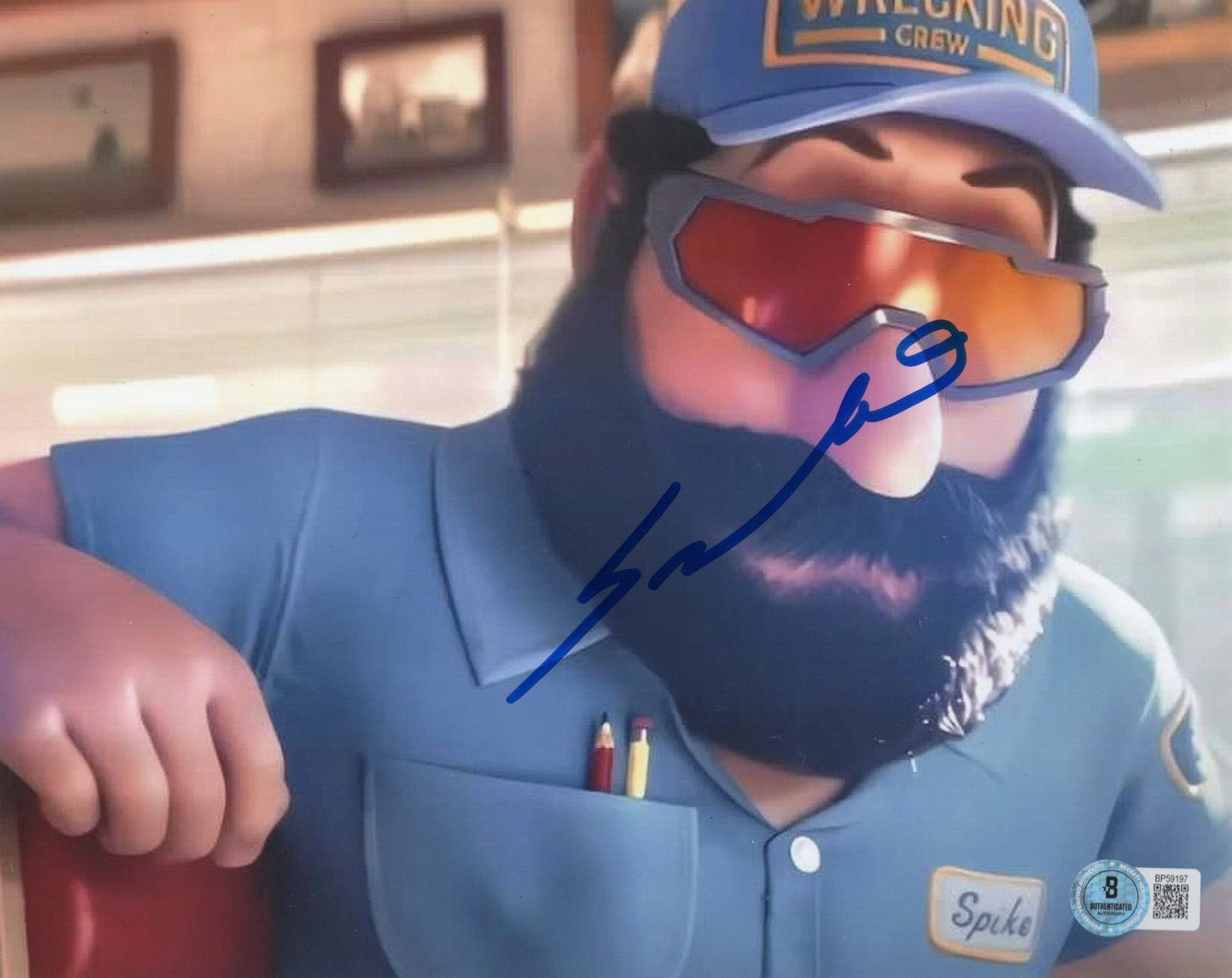 Sebastian Maniscalco Mario Brothers Signed 8x10 Photo w/Beckett COA BP59197