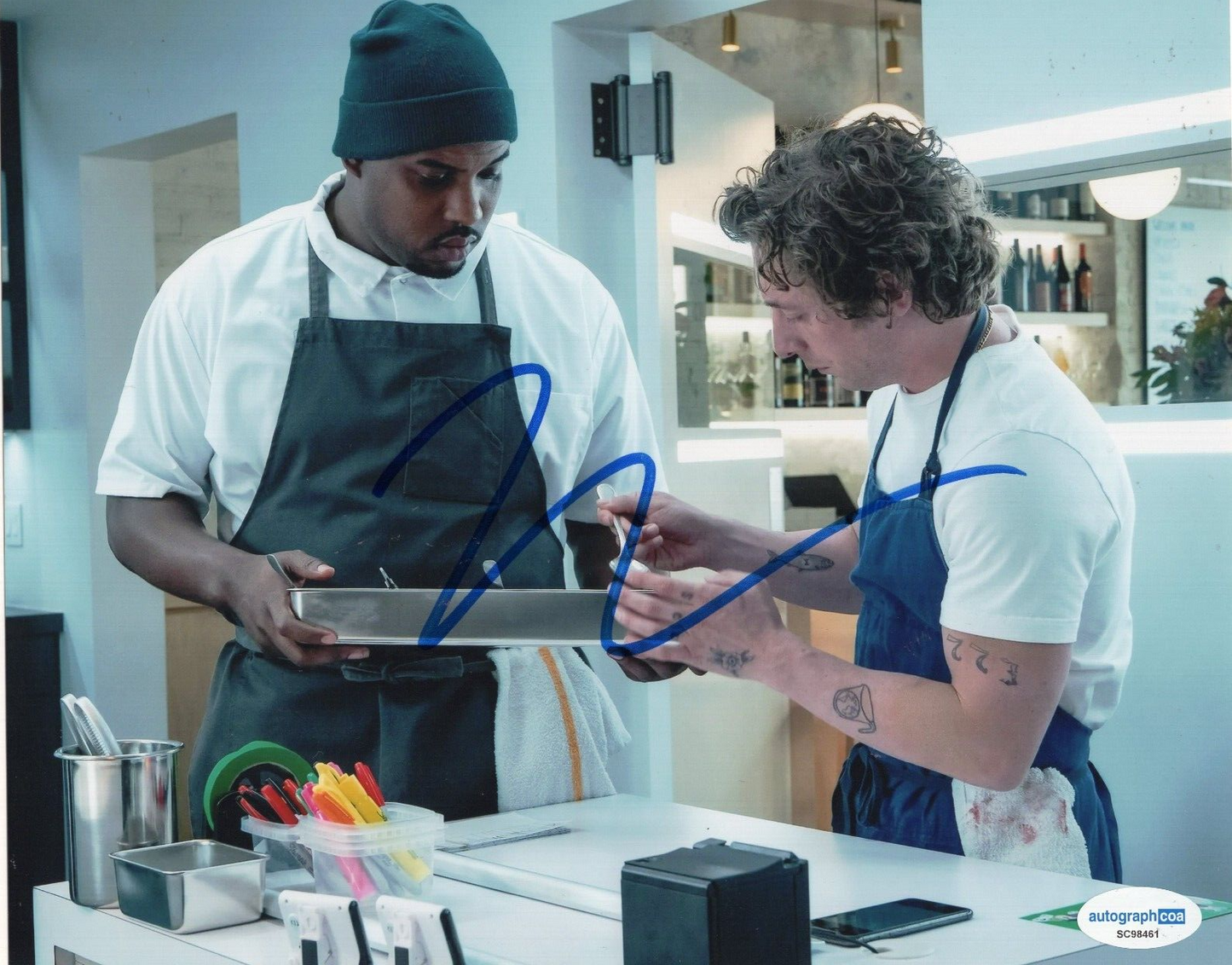 Jeremy Allen White The Bear Chef Carmy Carmen Signed 8x10 Photo w/ACOA SC98461