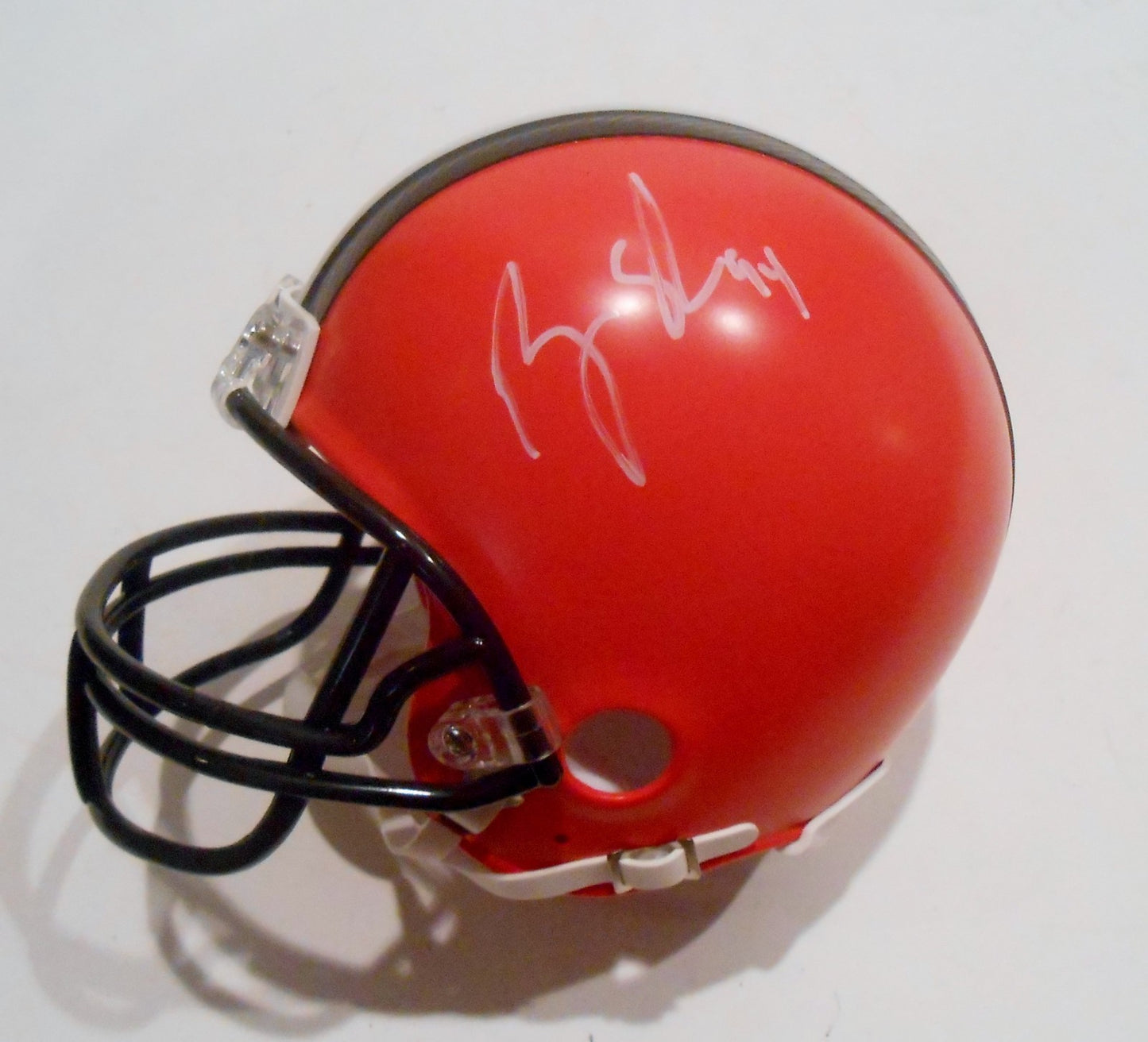 Randy Starks Signed Cleveland Browns Football Mini Helmet w/COA 2015 Style