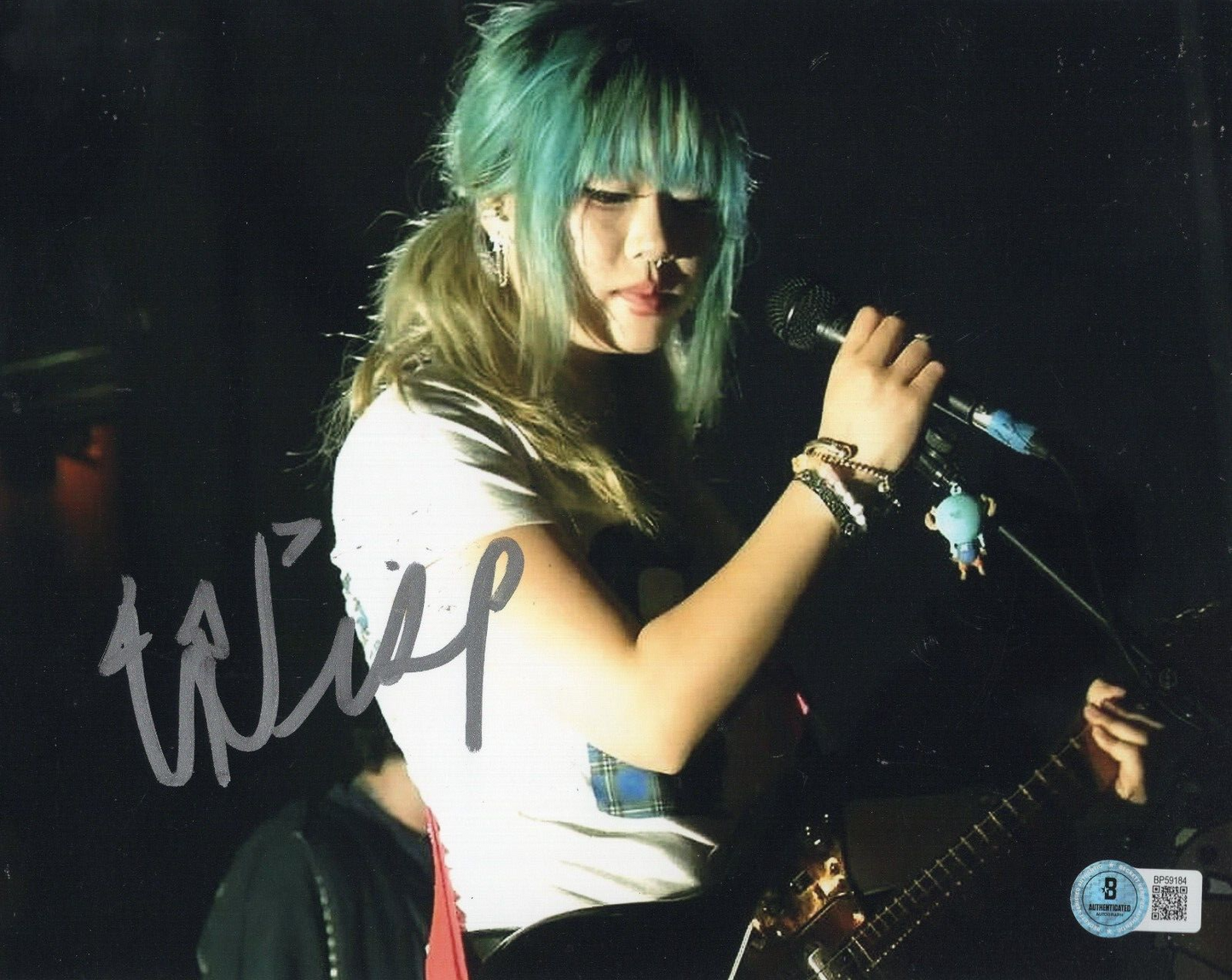 Wisp Natalie Lu Pandora Your Face Signed 8x10 Photo w/Beckett COA BP59184