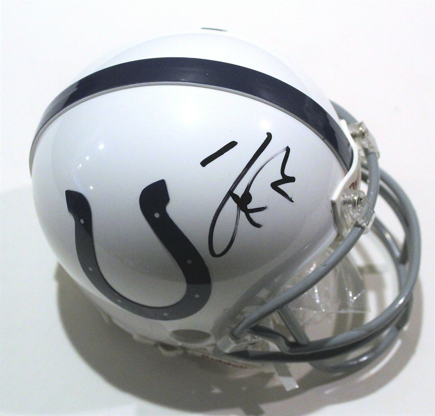 Frank Reich Signed Indianapolis Colts Mini Football Helmet W/COA 2019