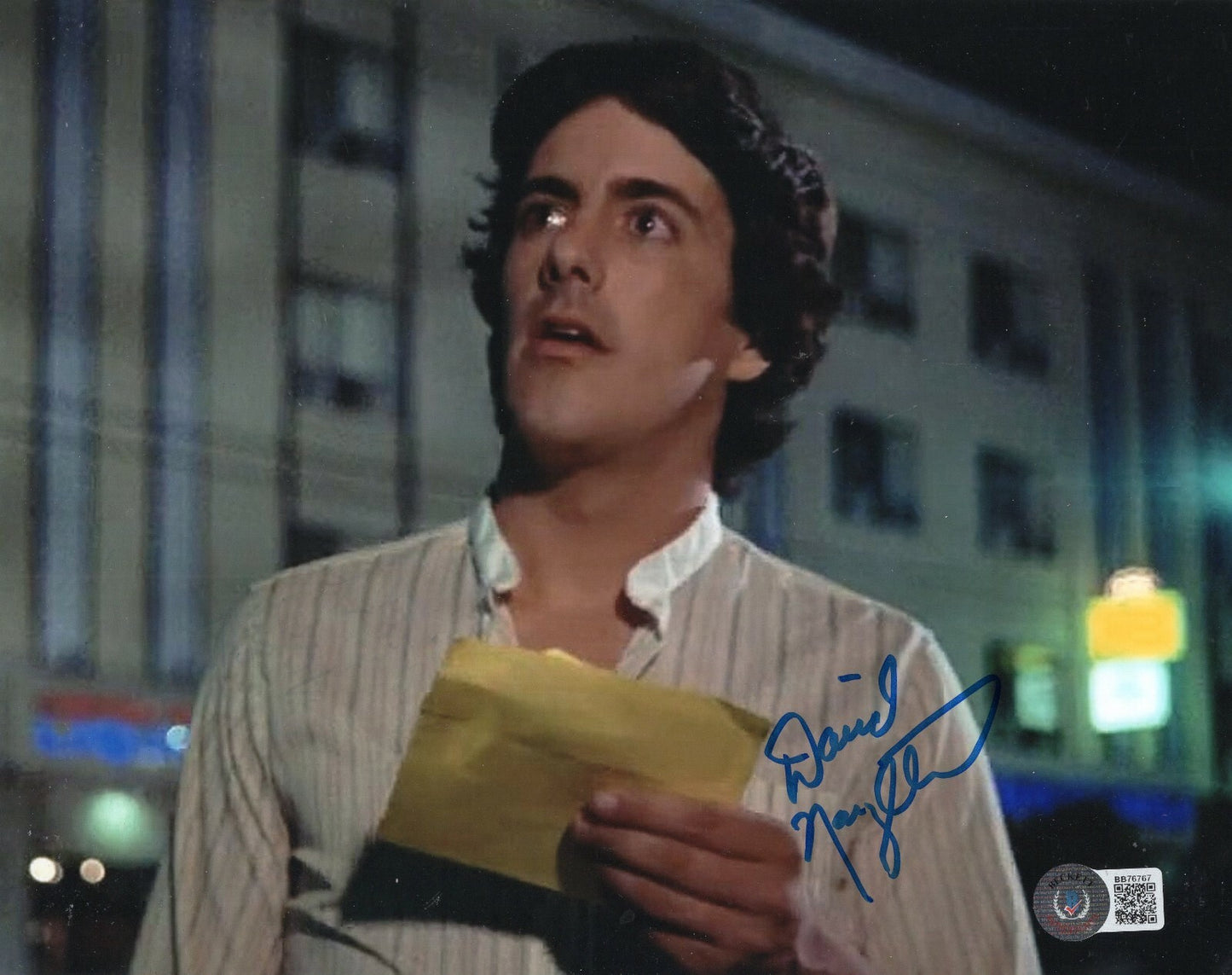 David Naughton Signed American Werewolf London 8x10 Photo w/Beckett COA BB76767