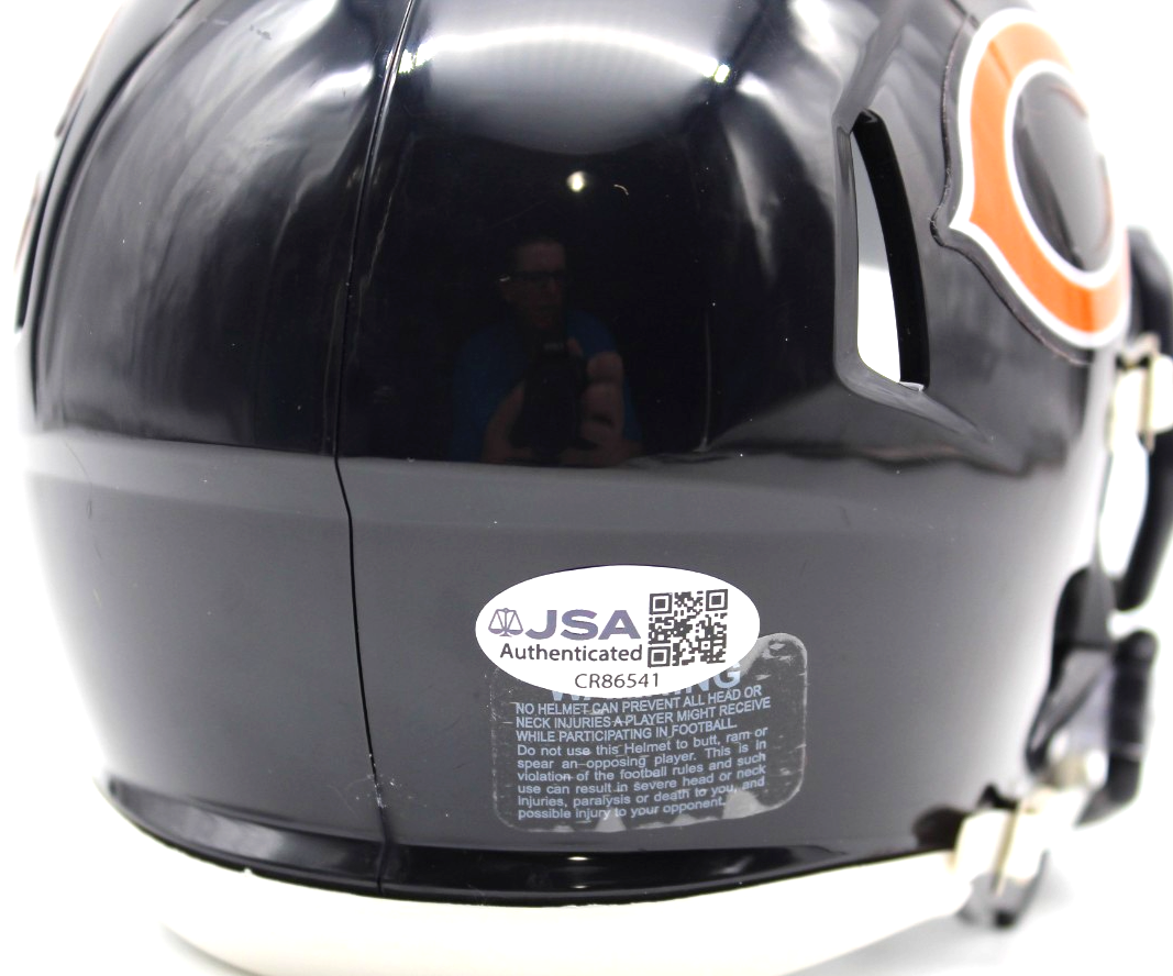 Montez Sweat Chicago Bears Signed Mini Football Helmet w/JSA COA CR86541