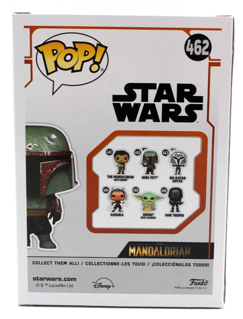 Temuera Morrison Signed Boba Fett Star Wars 462 Funko Pop w/JSA COA CK92741
