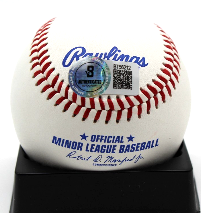 TJ Friedl Signed Official Minor League Baseball Reds w/Beckett COA BT56212