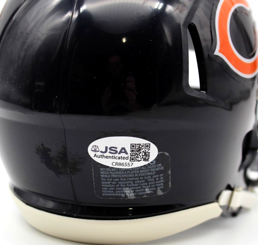 Cairo Santos Chicago Bears Signed Mini Football Helmet w/JSA COA CR86557