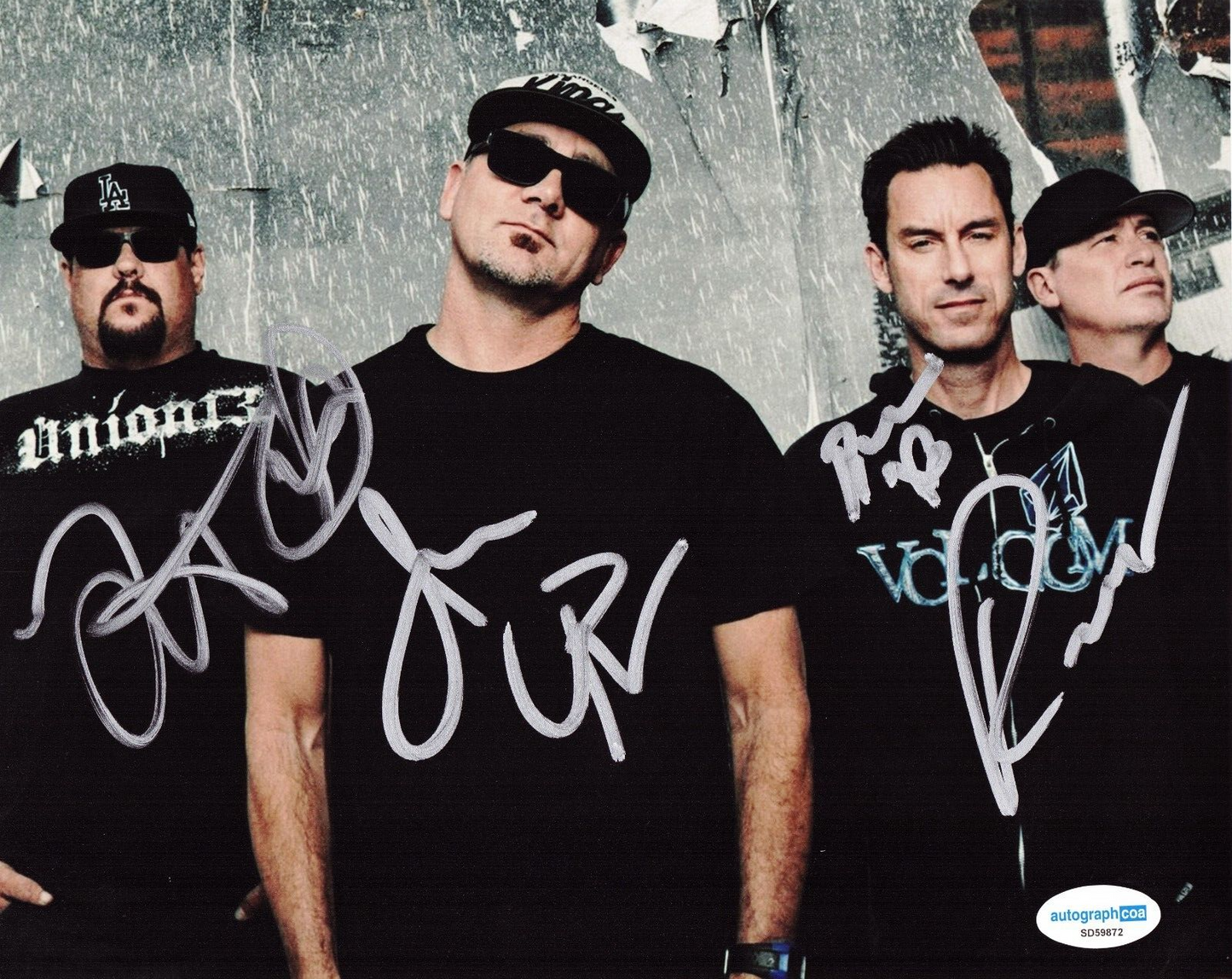 Pennywise Group Signed American Punk Rock Signed 8x10 Photo w/ACOA SD59872