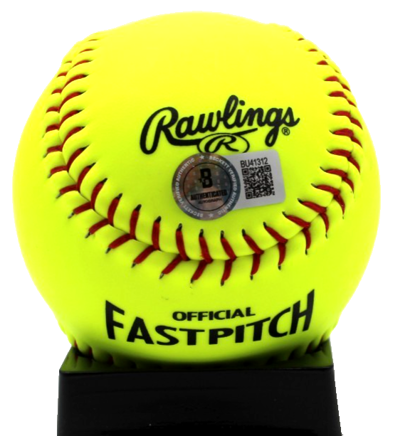 Sam Landry Signed Volts Oklahoma AUSL USA Softball w/Beckett BAS COA BU41312