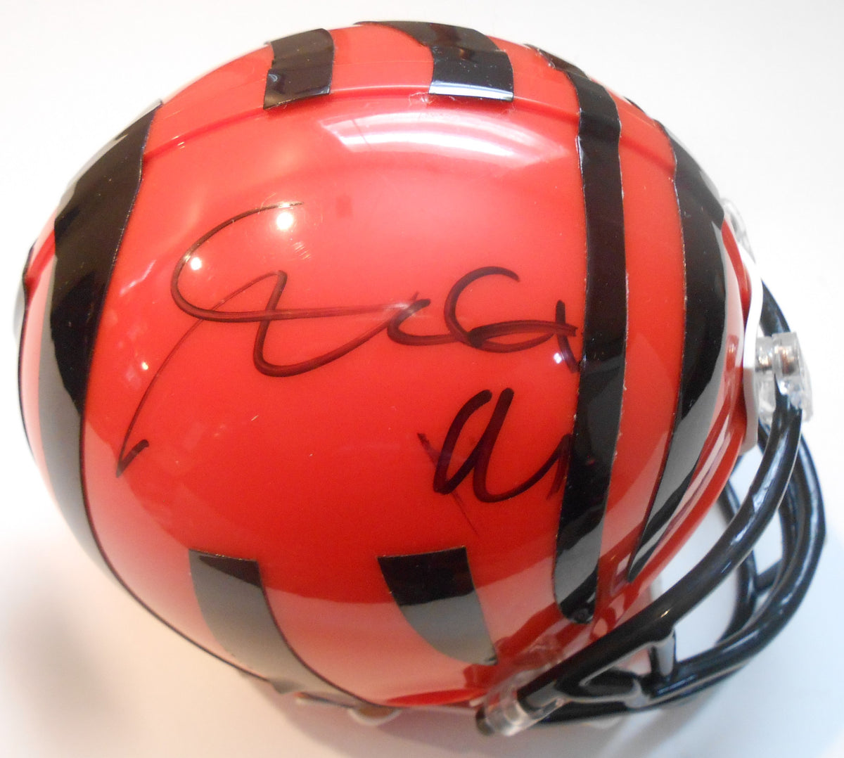 Andy Dalton Signed Cincinnati Bengals Mini Football Helmet w/COA 2017