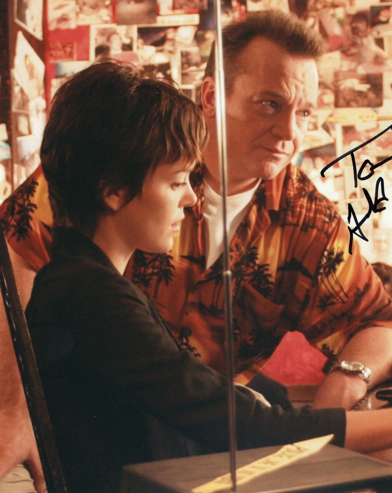 Tom Arnold Signed Hit And Run Randy Anderson 8x10 Photo w/COA True Lies