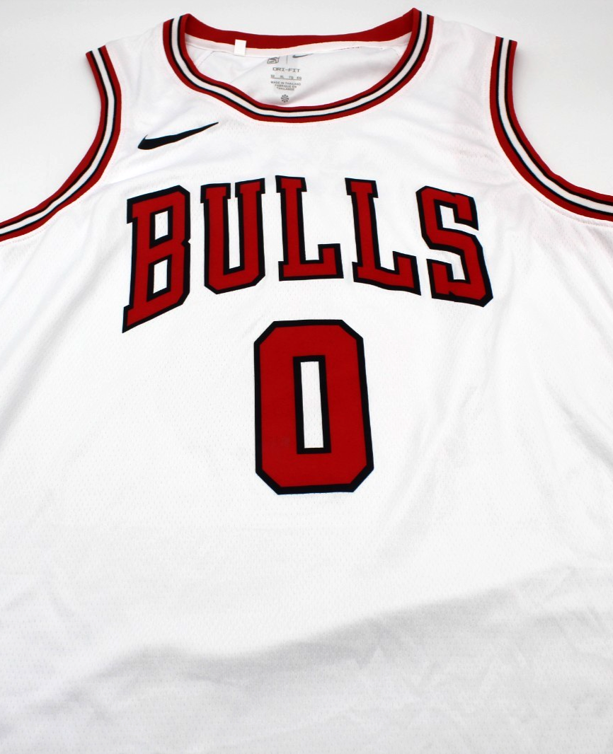 Coby White Signed Chicago Bulls Brand New White XL Jersey W/JSA COA CJ83226
