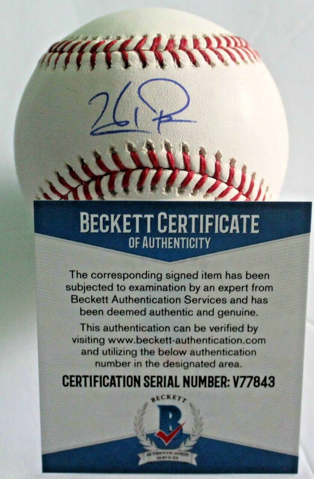 Hudson Potts Signed Official Major League Baseball Padres W/Beckett COA V77843