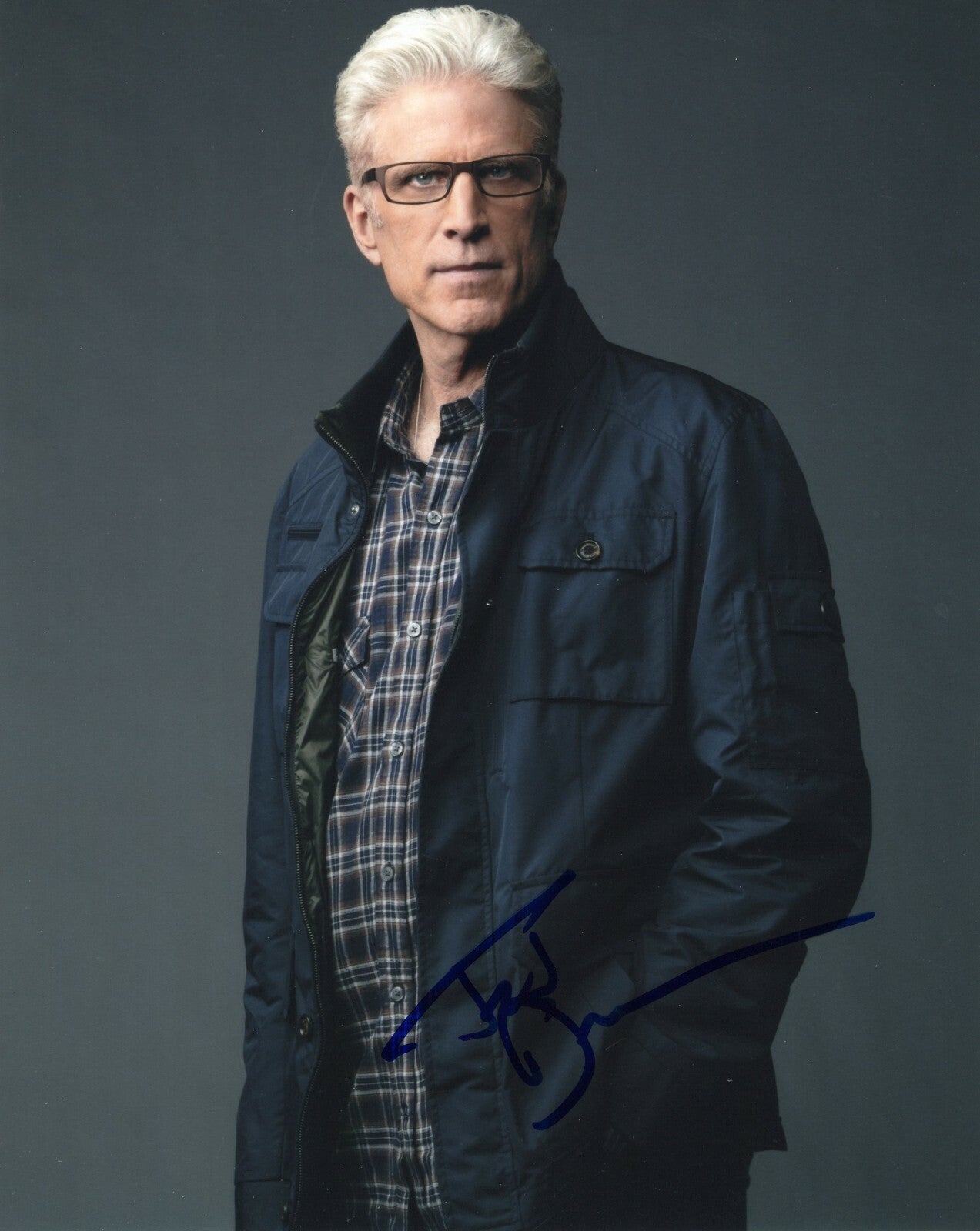 Ted Danson Signed CSI Crime Scene TV Show 8x10 Photo w/COA Autographed #1