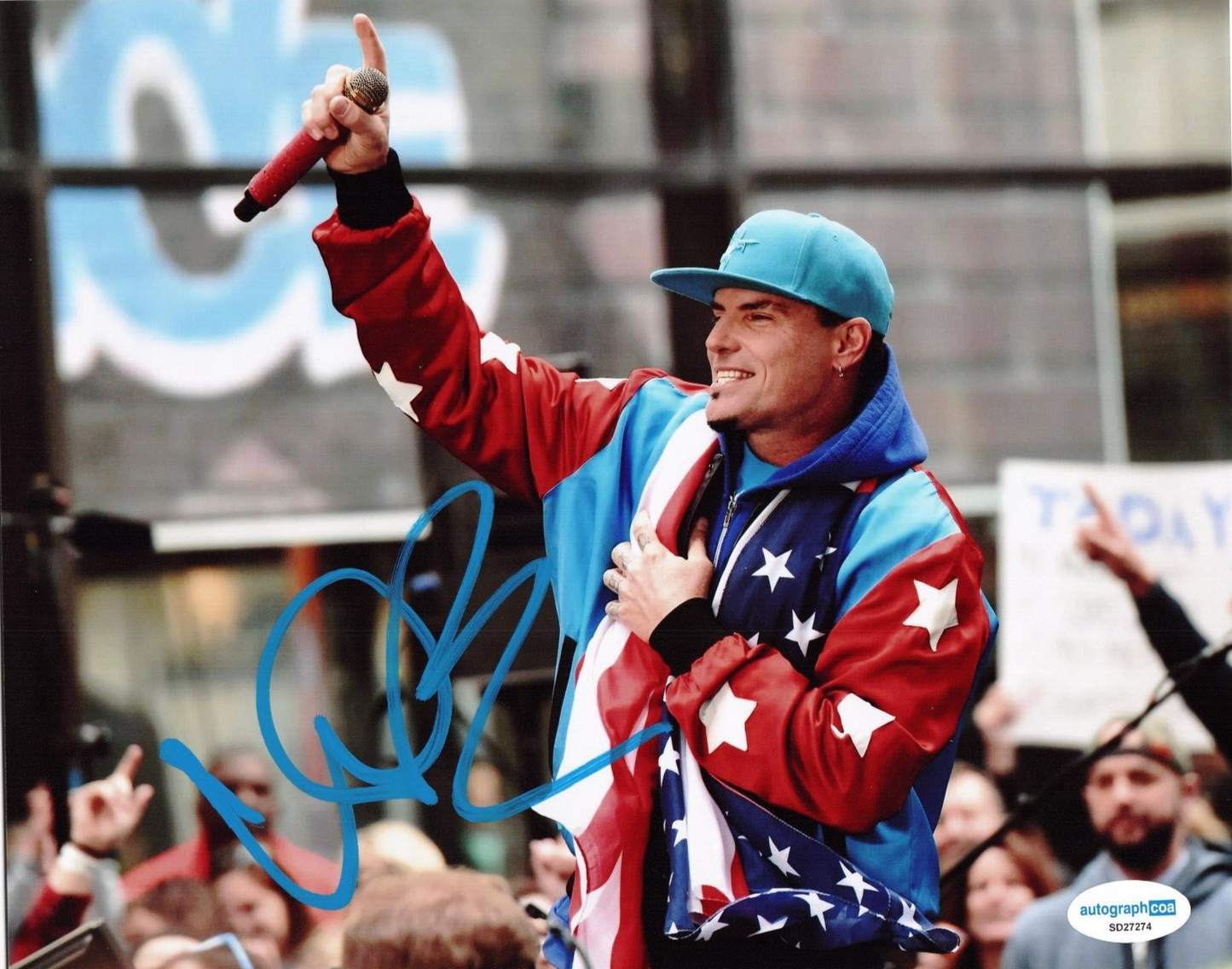 Vanilla Ice Signed 8x10 Photo Ice Ice Baby Rap Hip Hop w/ACOA SD27274