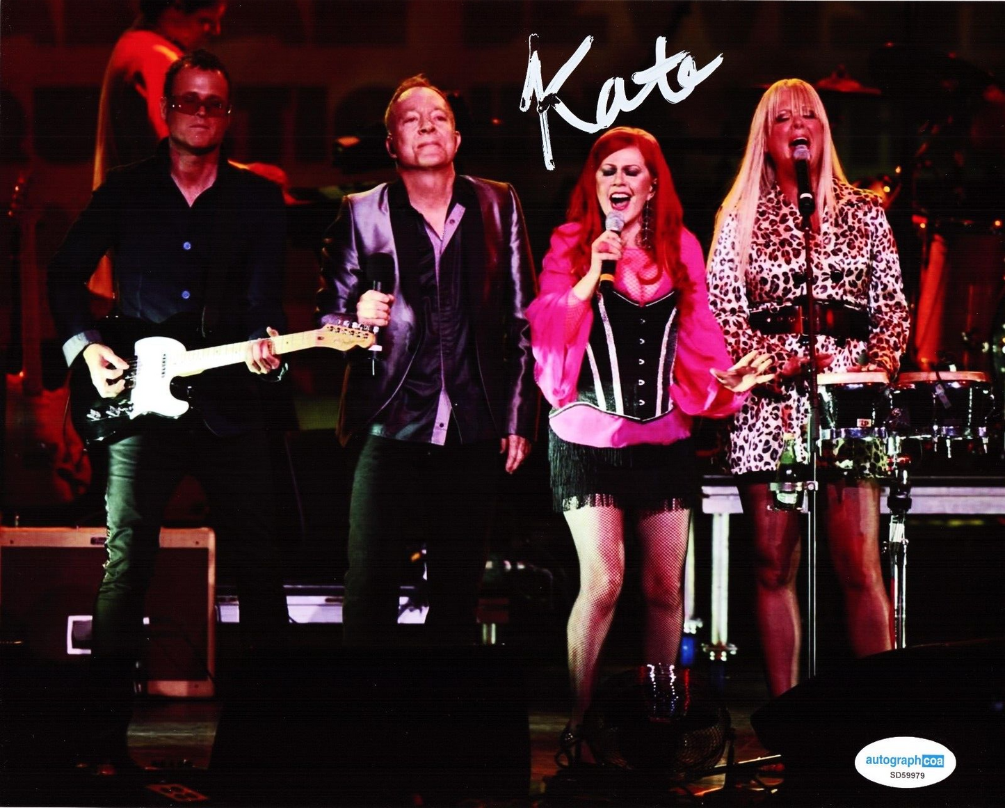Kate Pierson The B 52's Signed 8x10 Photo w/Autograph COA ACOA SD59979