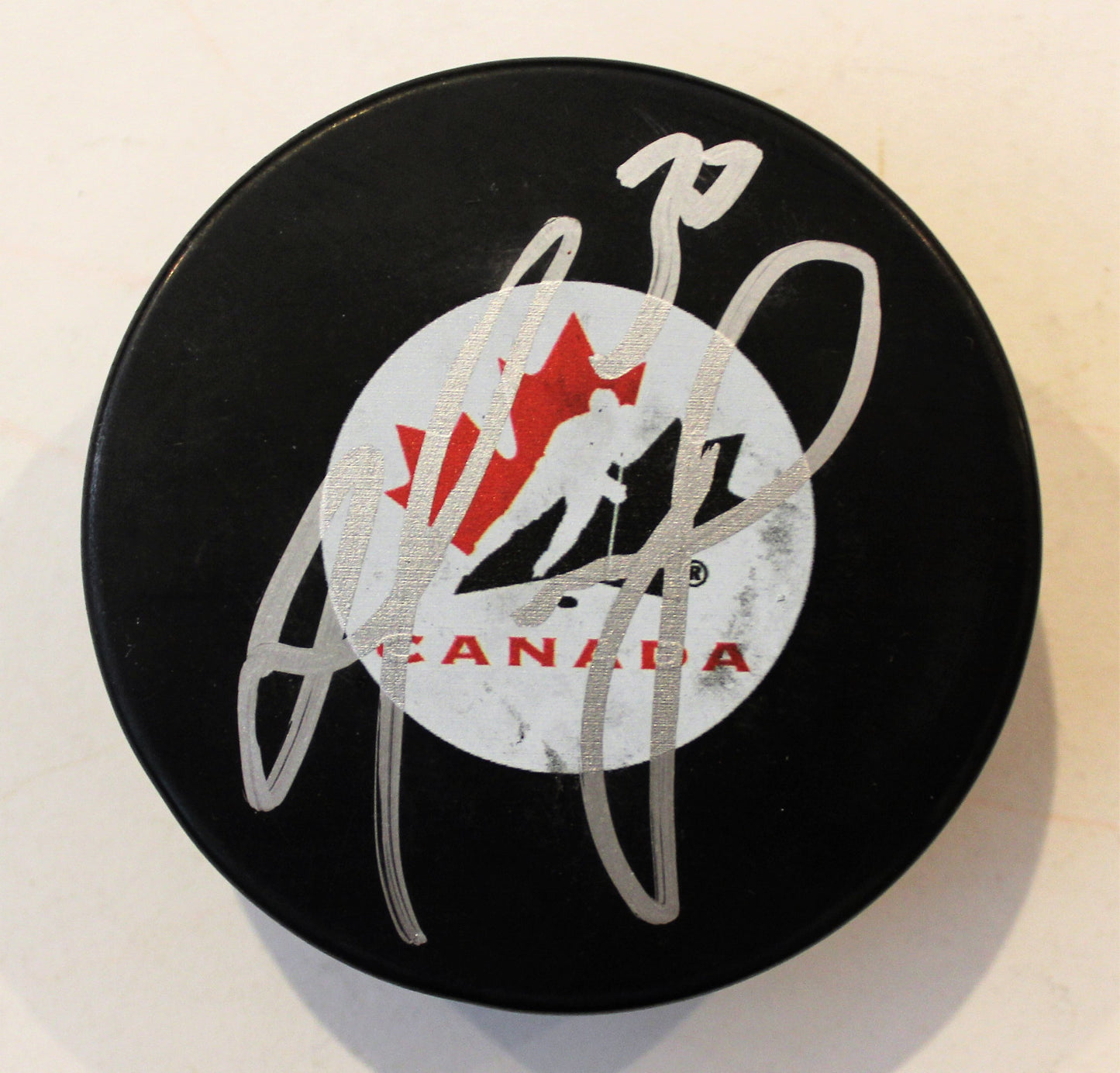 Matt Murray Signed Team Canada Hockey Puck w/COA Pittsburgh Penguins #3