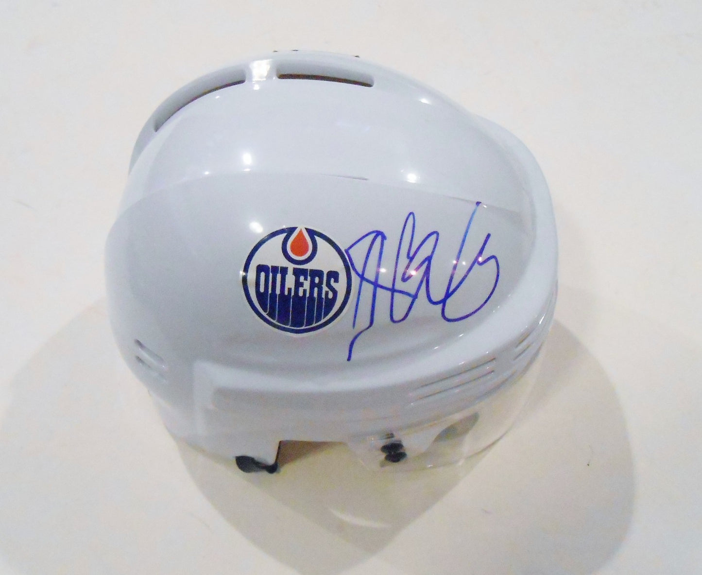 Nail Yakupov Signed Edmonton Oilers Mini Hockey Helmet w/COA