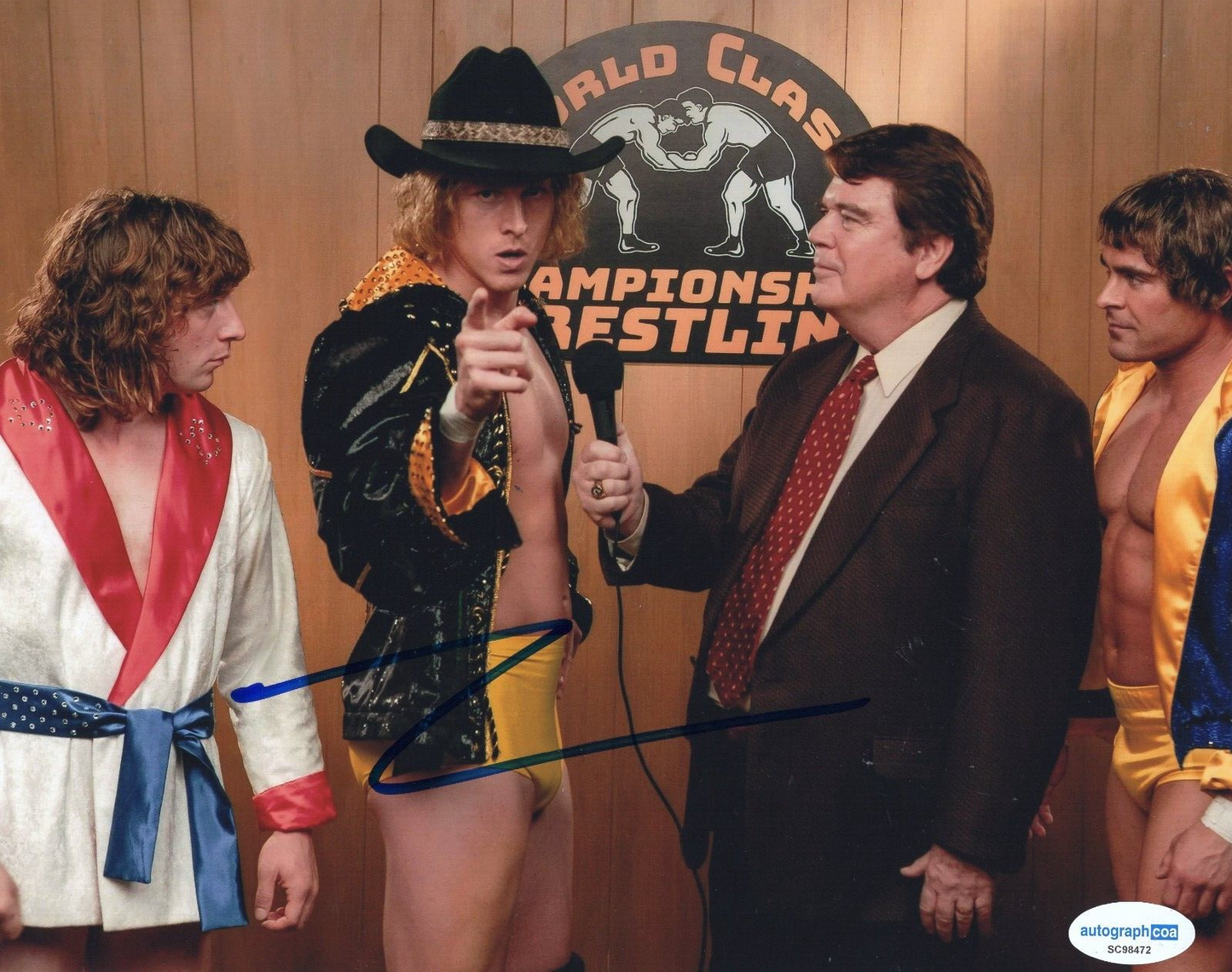 Jeremy Allen White The Iron Claw Von Erich Signed 8x10 Photo w/ACOA SC98472