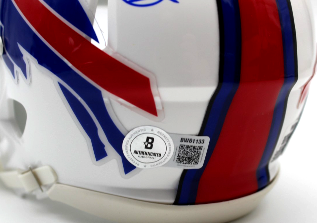 Ryan Fitzpatrick Buffalo Bills Signed Mini Helmet w/Beckett COA BW61133