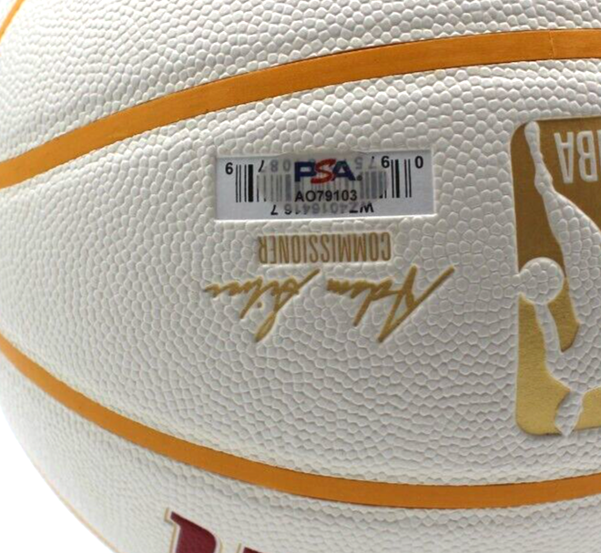 Erik Spoelstra Signed Miami Heat City Edition Basketball w/PSA DNA COA AO79103