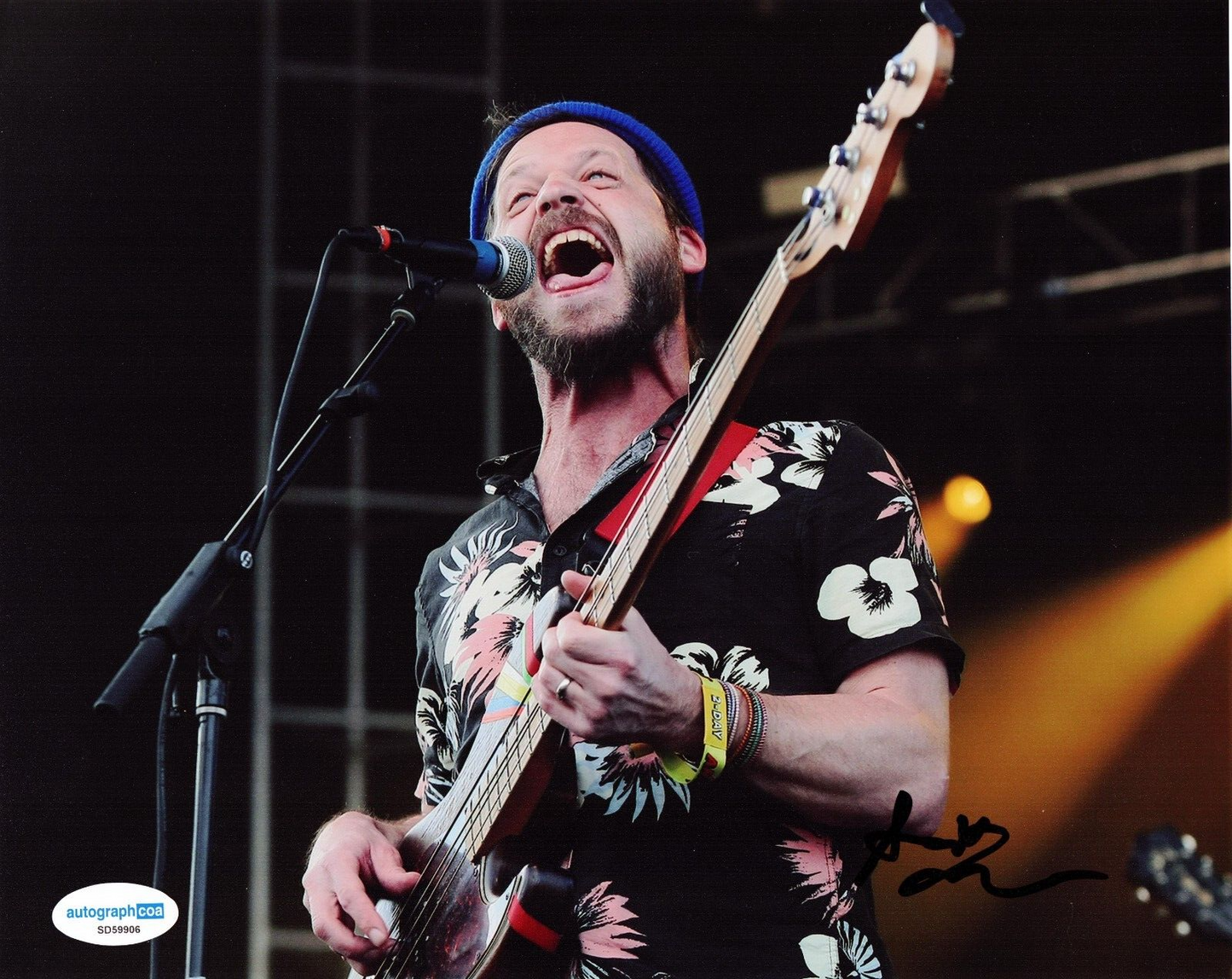 Scott McMicken Dr. Dog Rock Band Signed 8x10 Photo w/ACOA SD59906