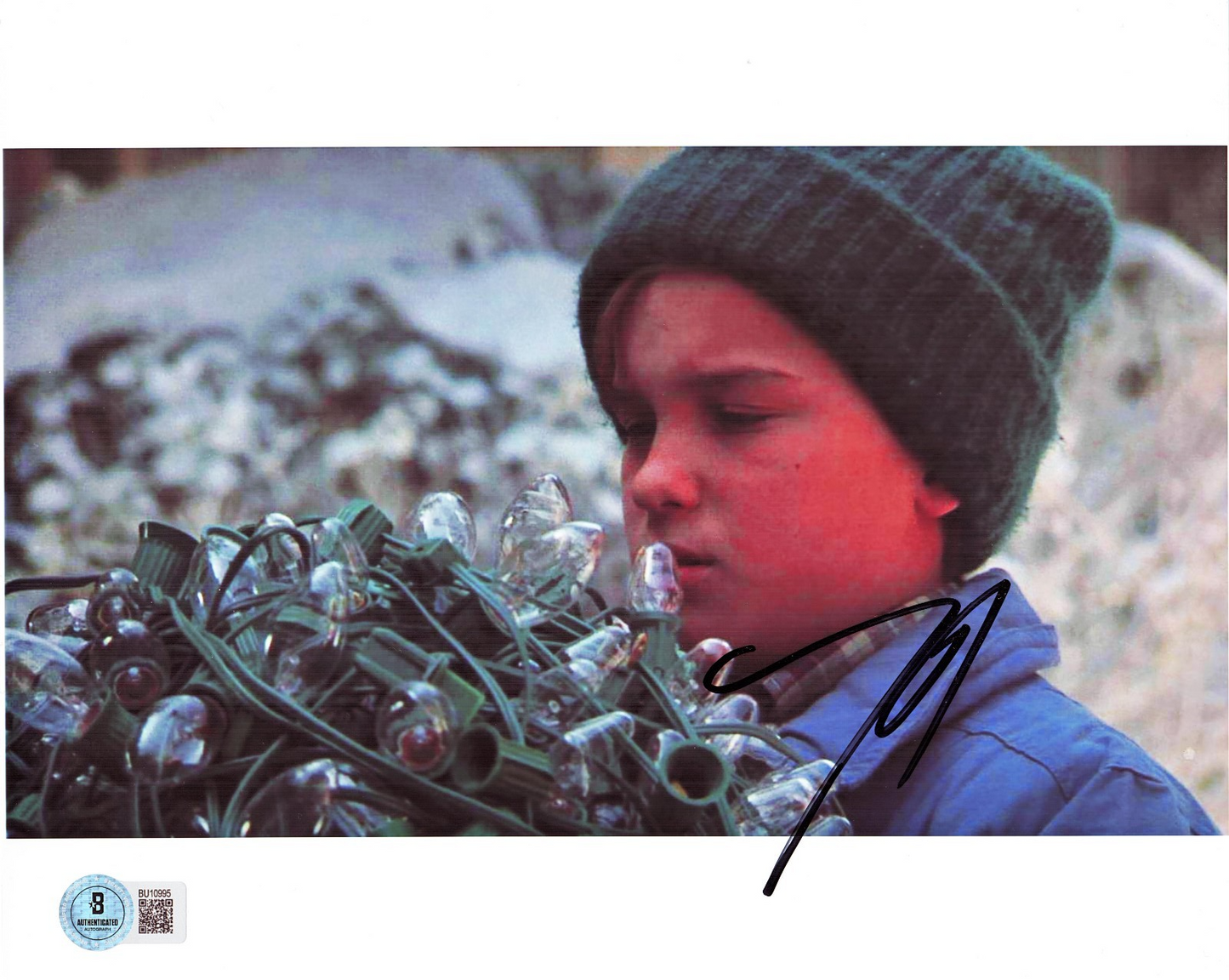 Johnny Galecki Signed Christmas Vacation 8x10 Photo W/Beckett COA BU10995