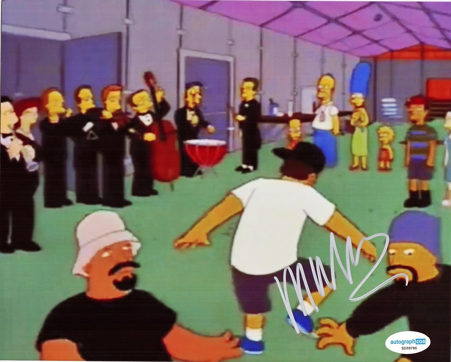 DJ Muggs Cypres Hill The Simpsons Rap Hip Hop Signed 8x10 Photo w/ACOA SD59786