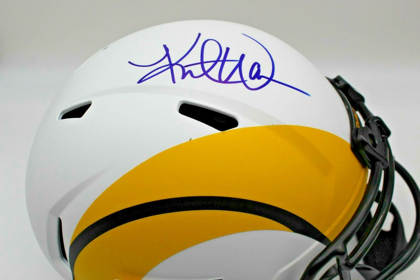 Kurt Warner Signed St. Louis Rams Lunar Full Size Helmet w/Beckett BB41867
