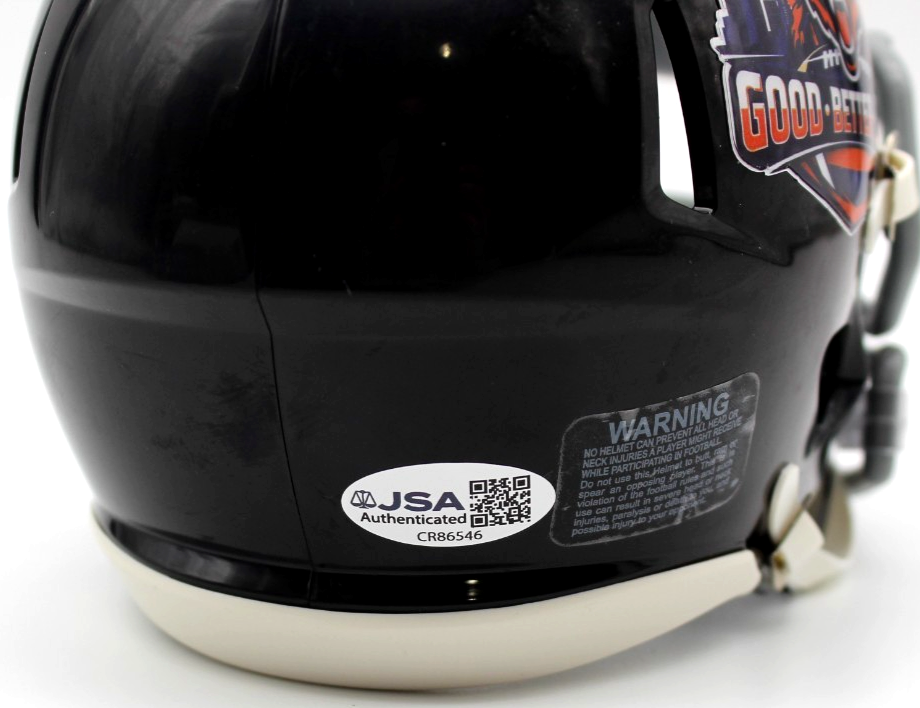 Joe Thuney Signed Chicago Bears Custom Mini Football Helmet w/JSA COA CR86546