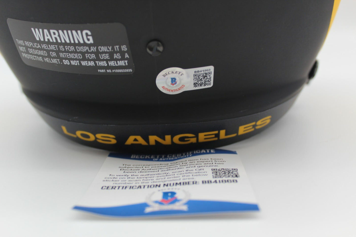 Kurt Warner Signed St. Louis Rams Eclipse Full Size Helmet w/Beckett BB41868