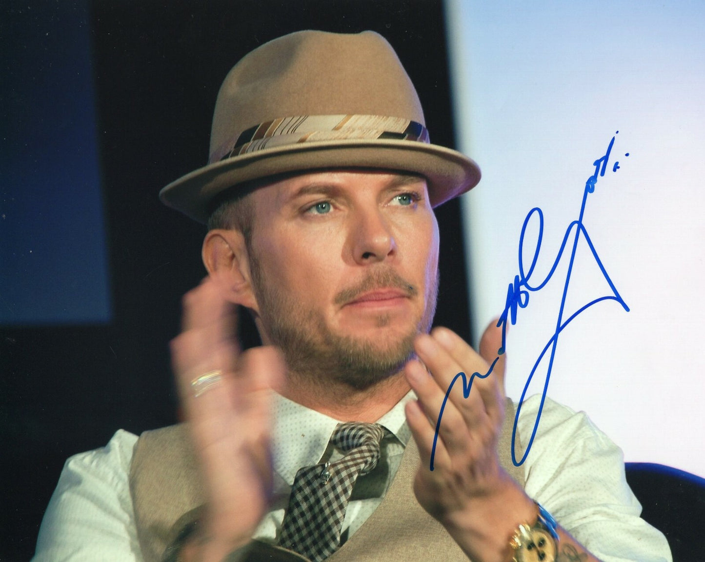 Matt Goss Signed 8x10 Photo w/COA Singer Songwriter Music Bros Pop Band #1