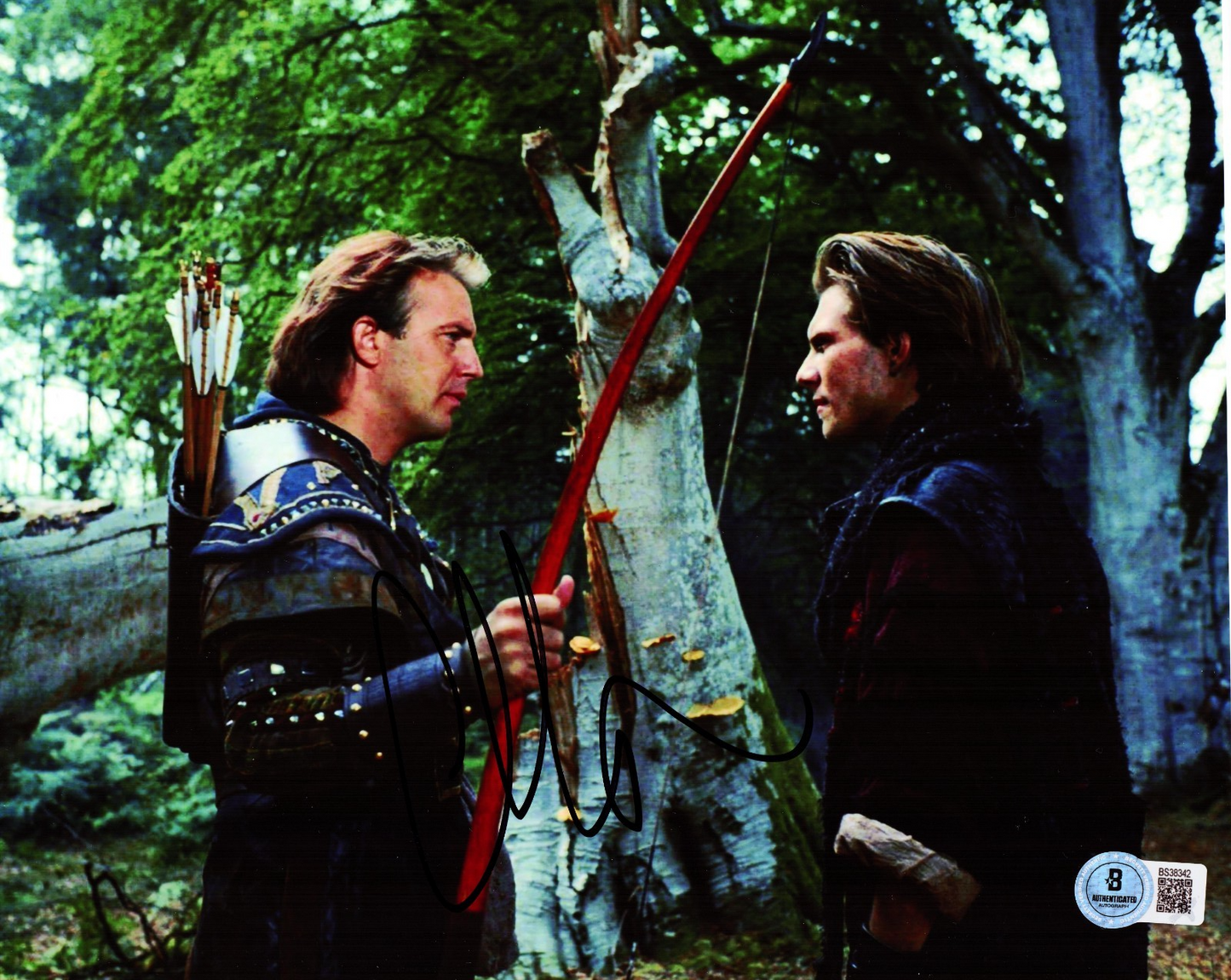 Christian Slater Signed Robin Hood Will Scarlet 8x10 Photo W/Beckett COA BS38342