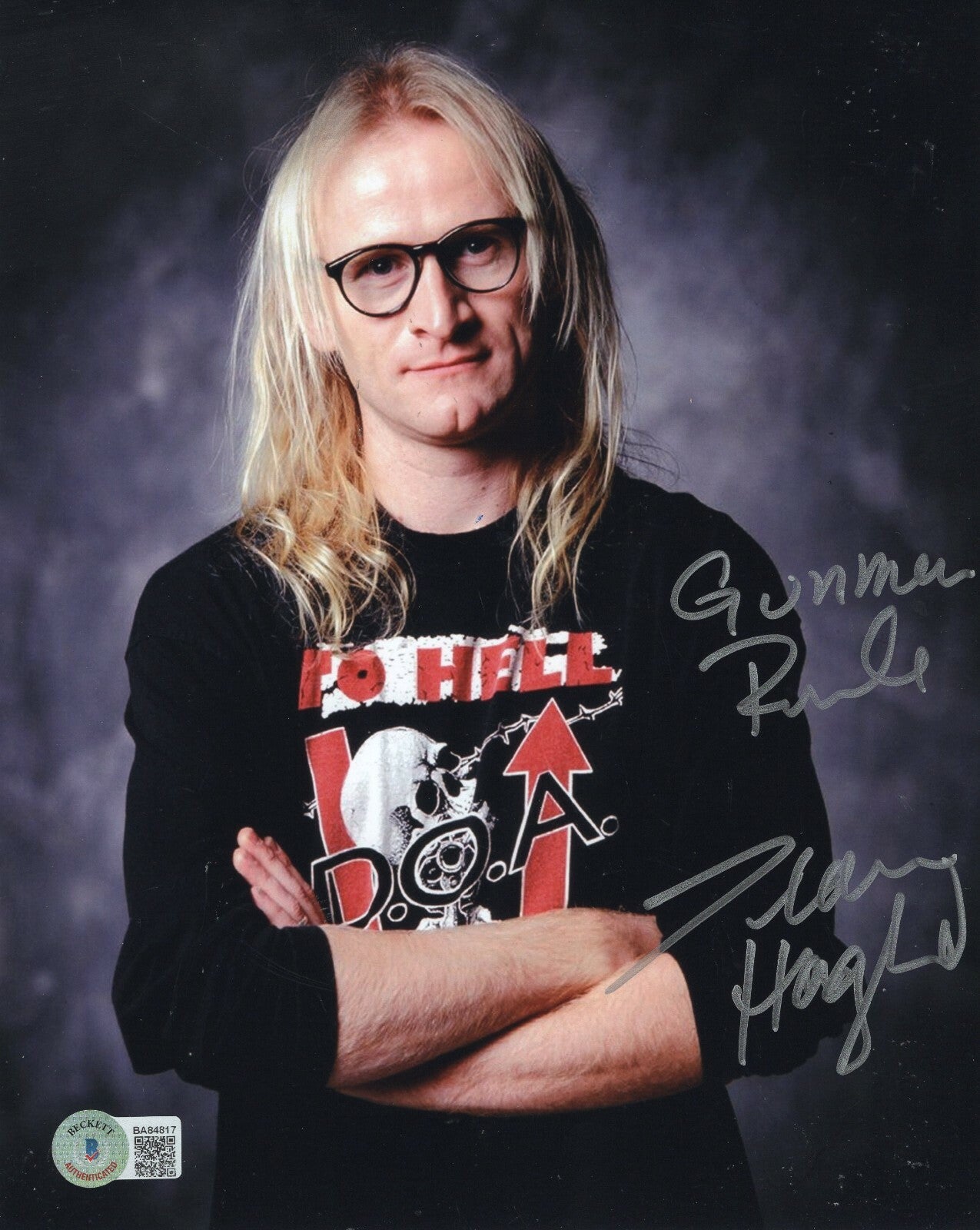 Dean Haglund Signed The X Files 8x10 Photo w/Beckett COA BA84817 Richard Langly