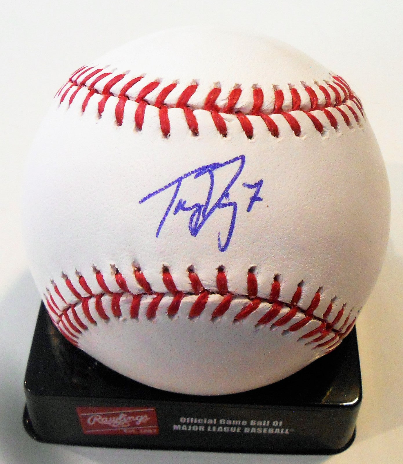 Tony Diaz Signed Official Major League Baseball W/COA Colorado Rockies