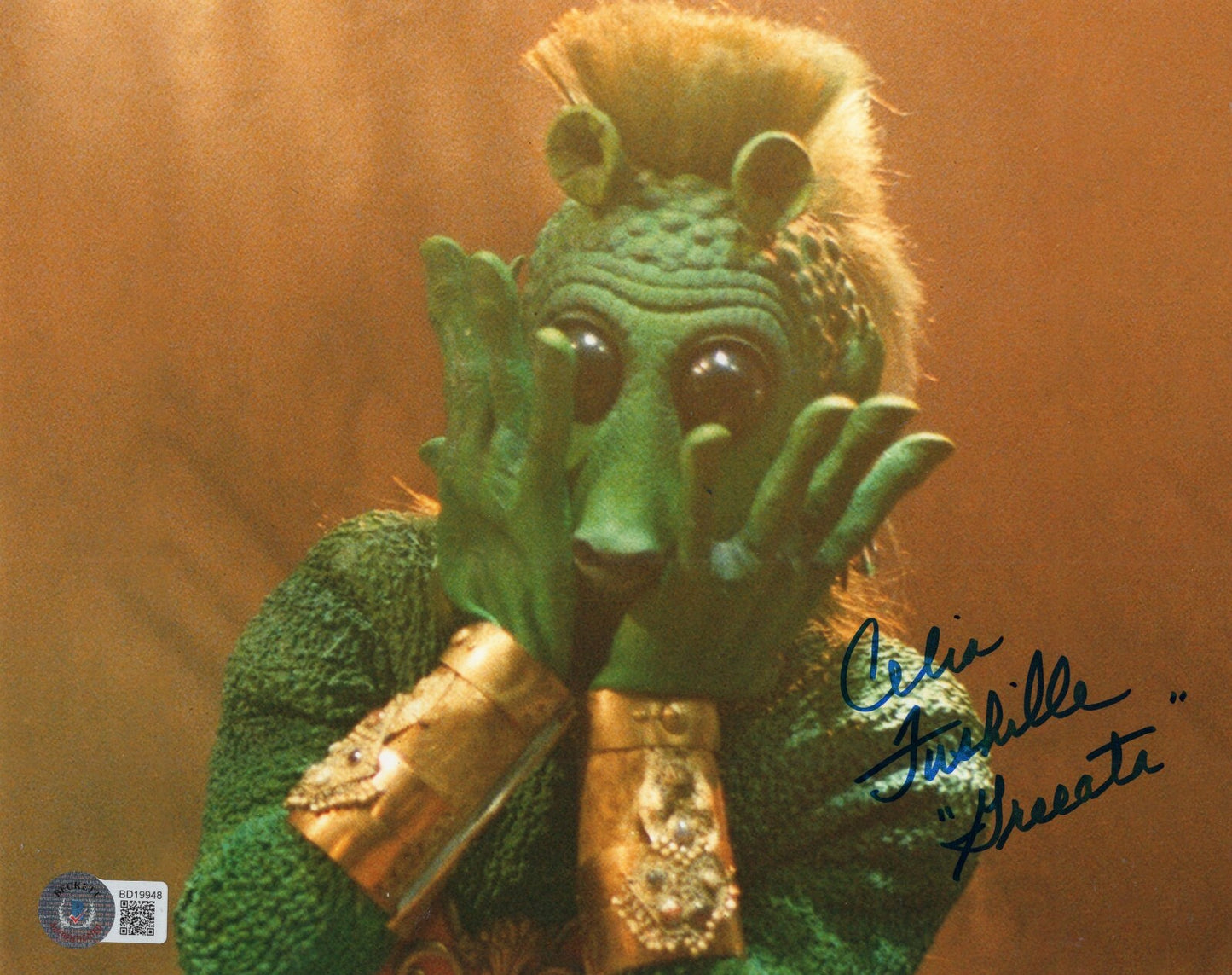 Celia Fushille Signed Star Wars Return of The Jedi 8x10 Photo w/BAS COA BD19948