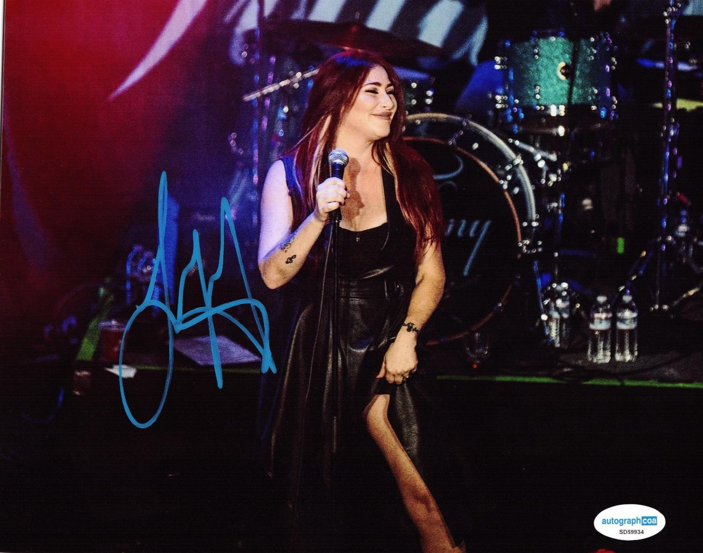 Tiffany Pop Singer I Think We're Alone Now Signed 8x10 Photo w/ACOA SD59934