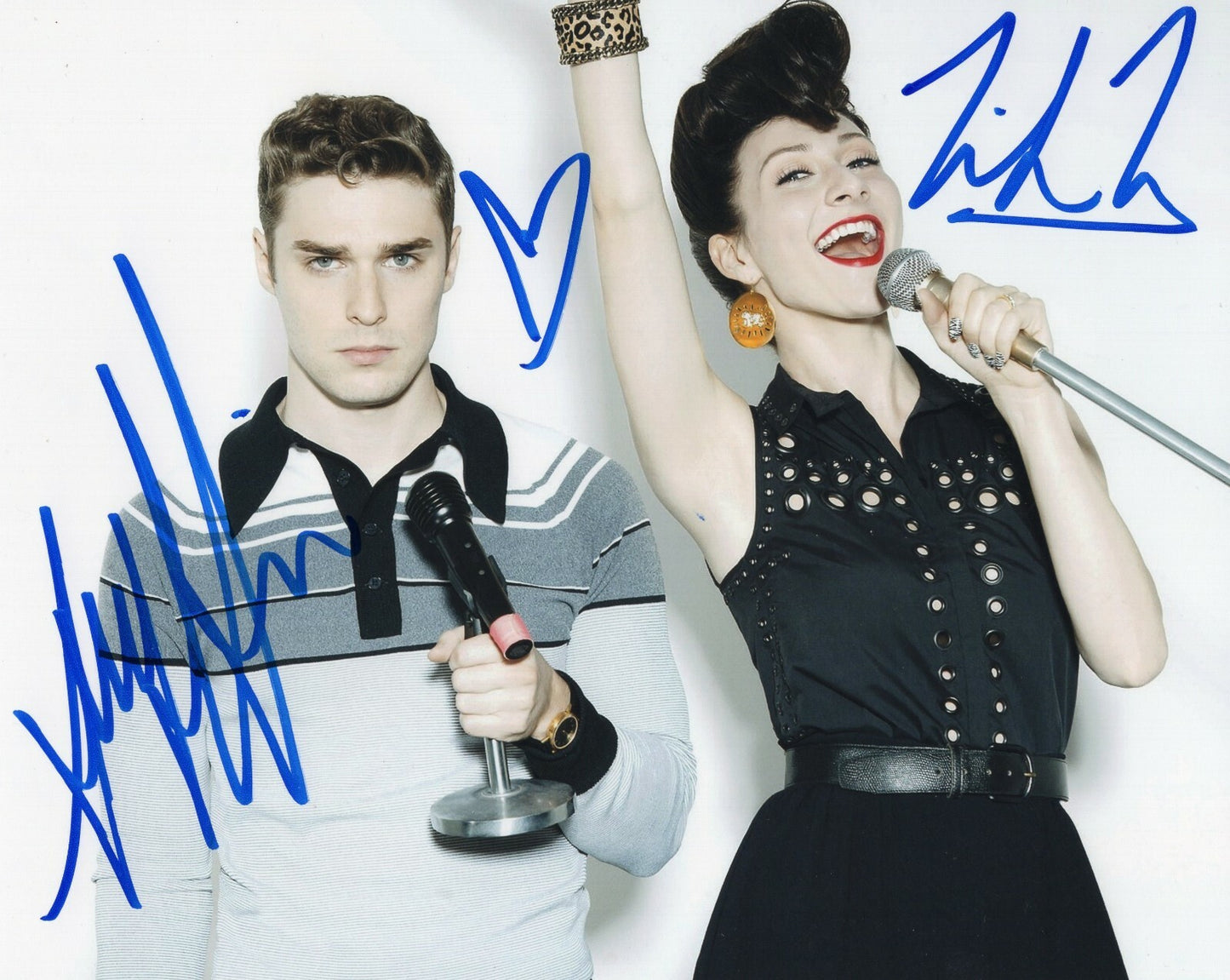 Amy Noonan Nick Noonan Signed 8x10 Photo w/COA Karmin Acapella