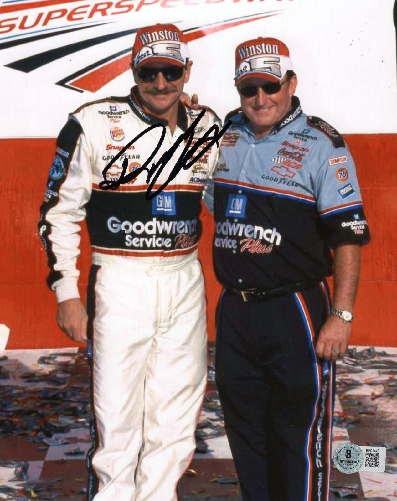 Richard Childress Nascar Racing Driver Signed 8x10 Photo w/Beckett COA BP01449