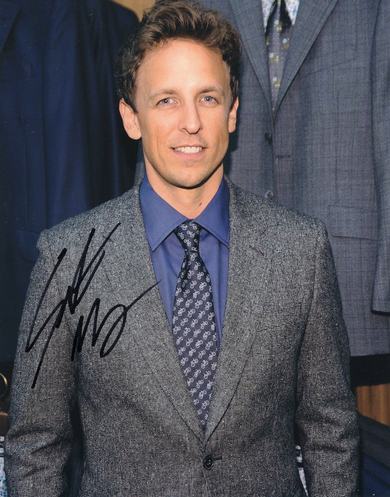 Seth Meyers Signed 8x10 Photo w/COA Late Night With Seth Meyers #2
