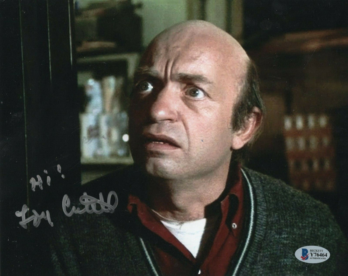 Lou Cutell Little Big Man Deacon Signed 8x10 Photo w/Beckett COA Y76464