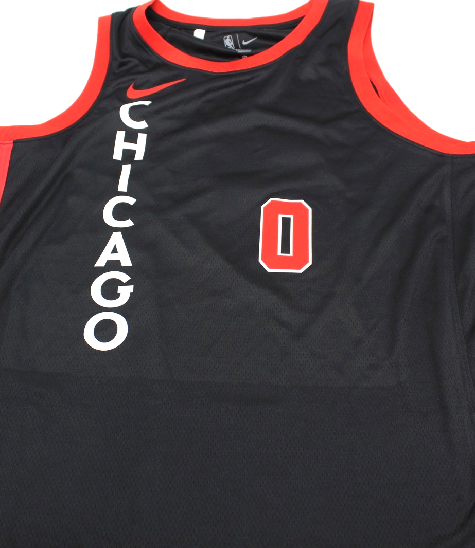 Coby White Signed Chicago Bulls Brand New XL Jersey W/Beckett BAS COA BU41282