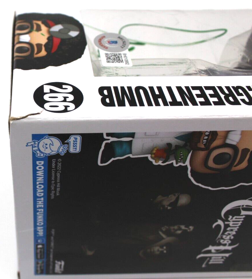 B-Real AS Dr. Greenthumb Cypress Hill Signed Funko Pop w/Beckett COA BH010992