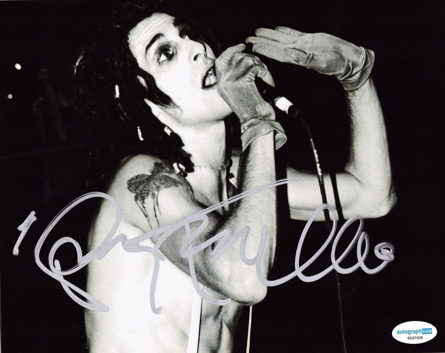 Perry Farrell Jane's Addiction Signed 8x10 Photo Rock N Roll w/ACOA SD27026