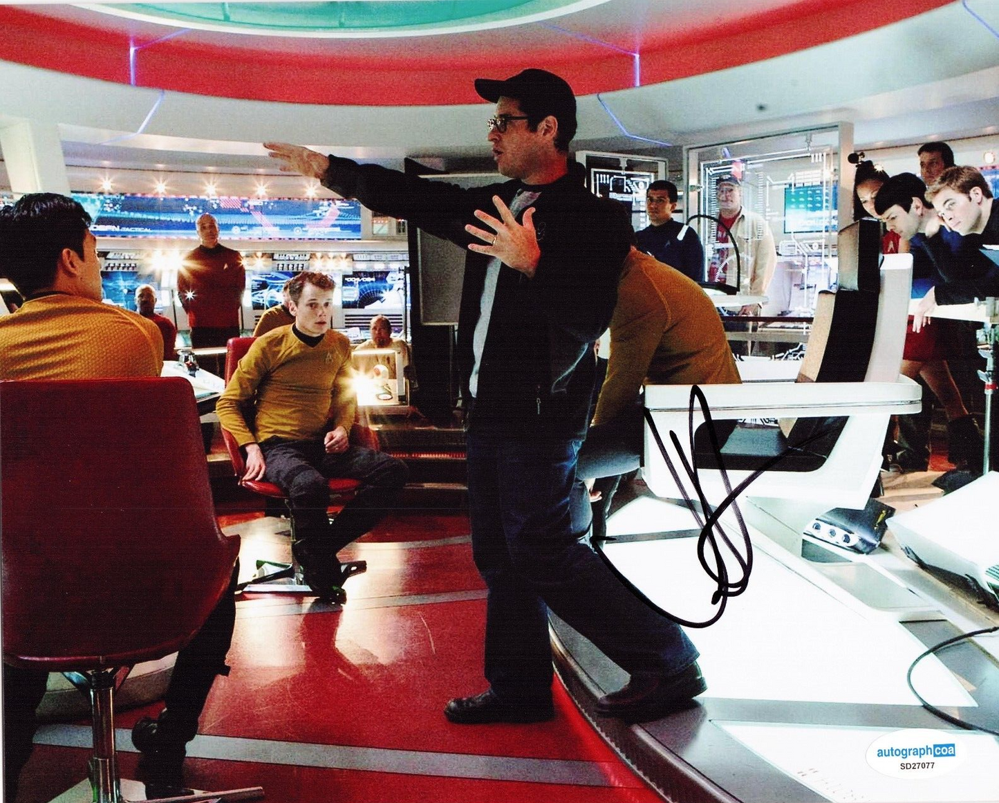 JJ Abrams J.J. Signed 8x10 Photo Star Trek Movie Director w/ACOA SD27077