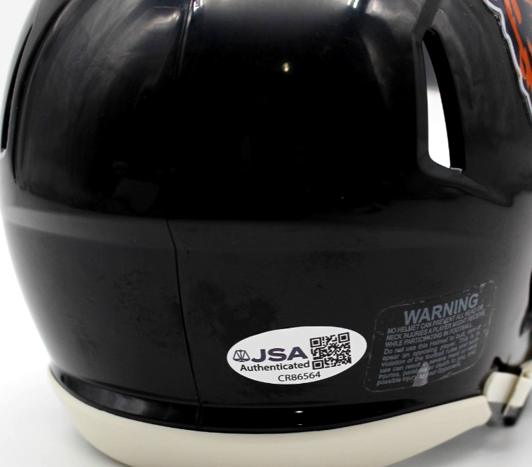Jahdae Walker Signed Chicago Bears Custom Mini Helmet w/JSA COA CR86564