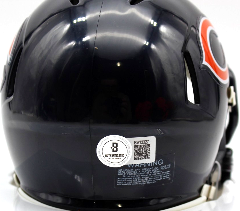 Jaquan Brisker Signed Chicago Bears Mini Football Helmet w/Beckett COA BV13327
