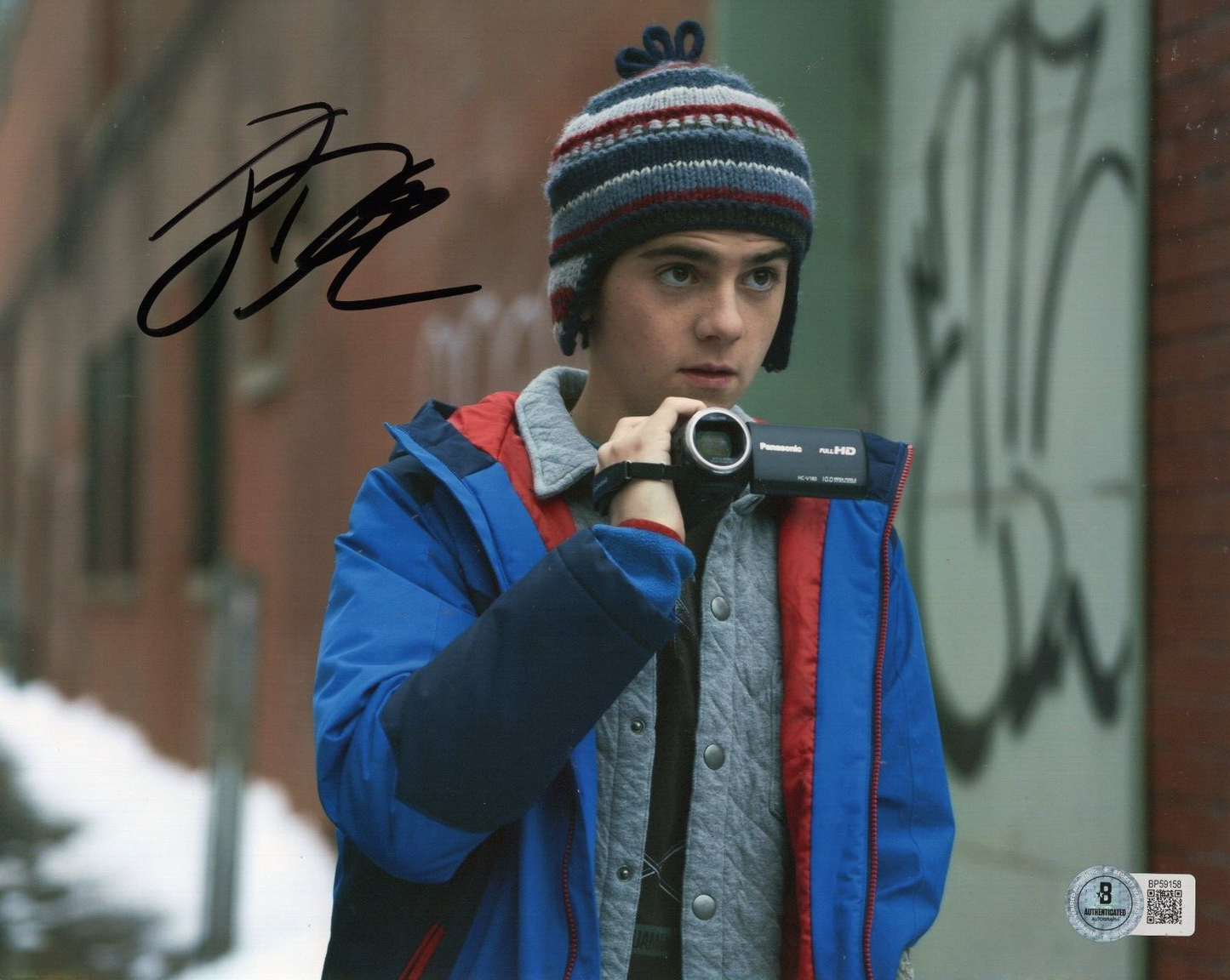 Jack Dylan Grazer Shazam Luca Signed 8x10 Photo w/Beckett COA BP59158