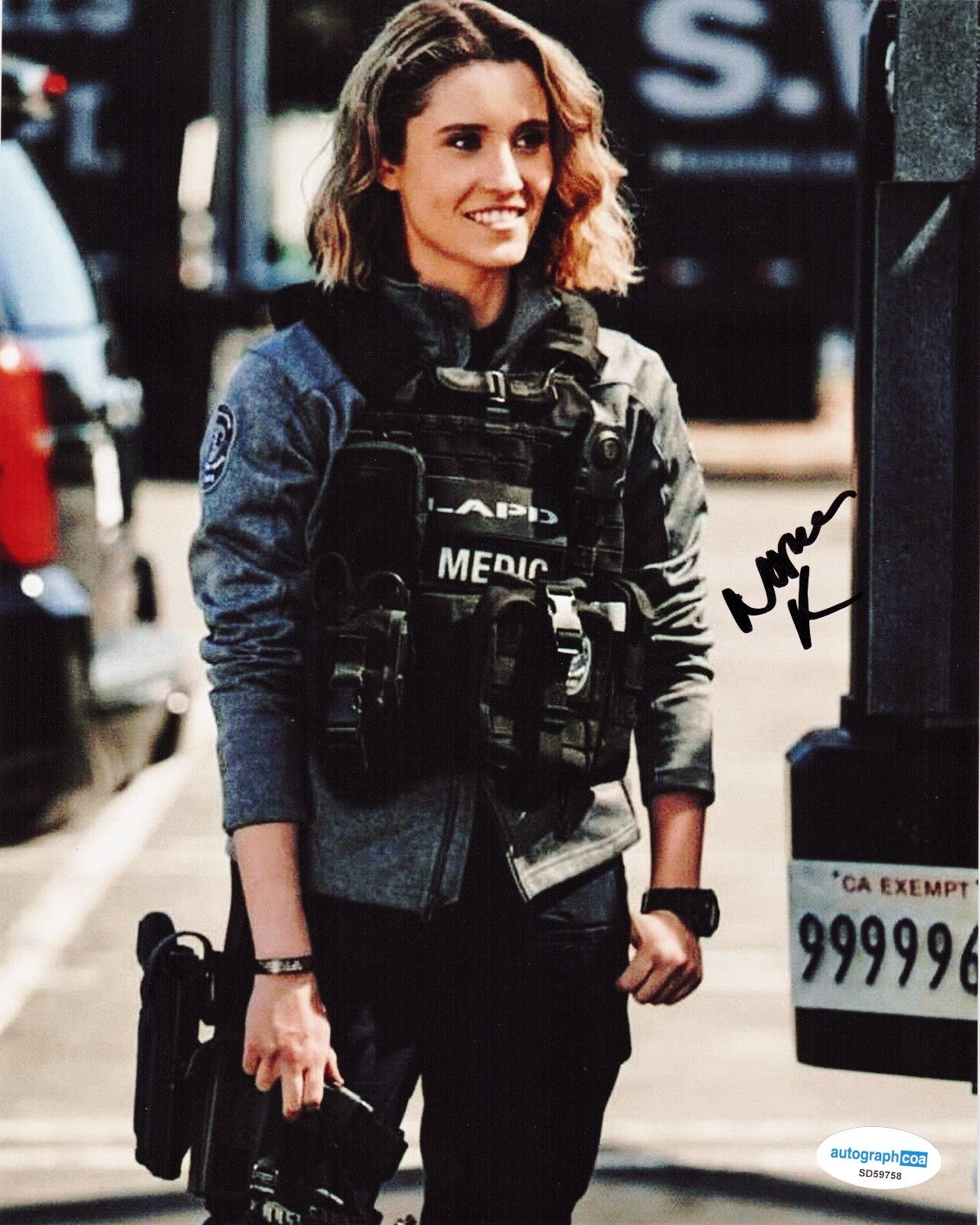 Norma Kuhling S.W.A.T TV Show Fowler Signed 8x10 Photo w/ACOA SD59758